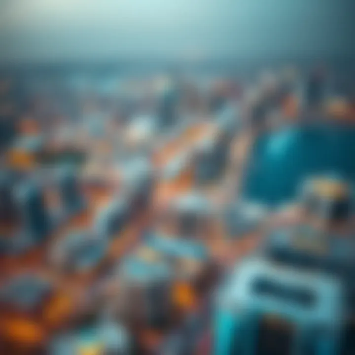 Aerial view of معسكر جبل علي showcasing its urban development